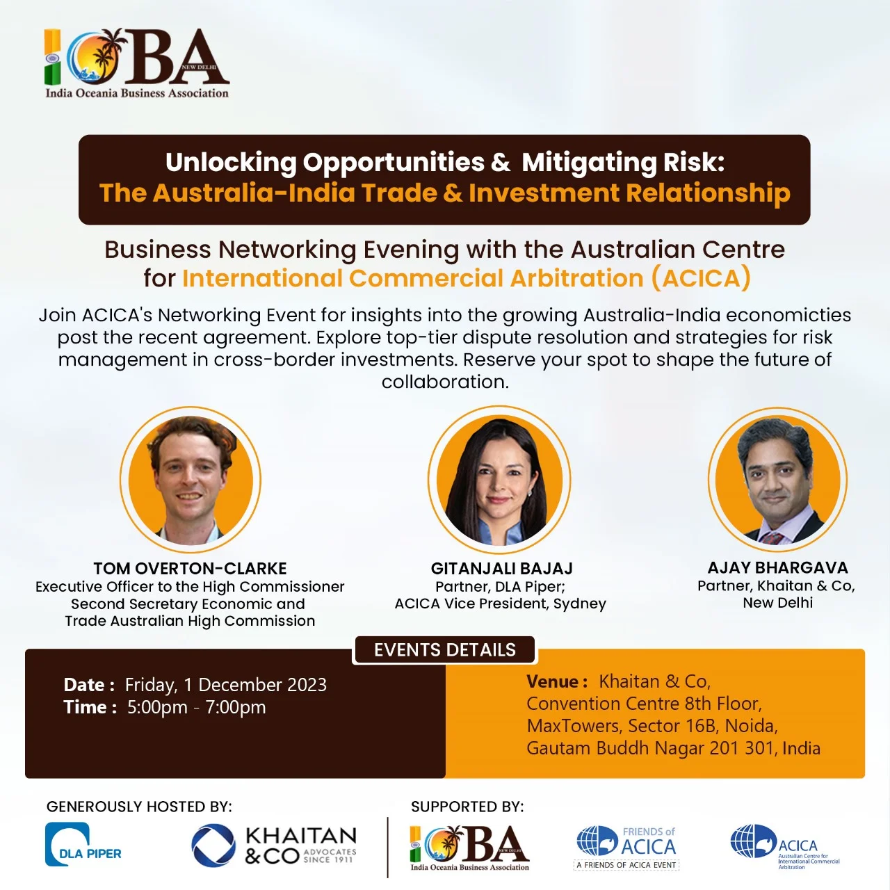 Australian Centre for International Commercial Arbitration (ACICA) Networking Event